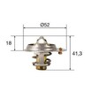 MAHLE ORIGINAL TX 85 82 Kühlwasserthermostat für FIAT Sedici (FY) für ASTRA HD 8
