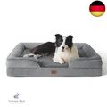 Bedsure orthopädisches Hundebett Ergonomisches Hundesofa - 89x63 cm Hundecouch 