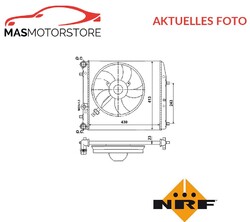 KÜHLER WASSERKÜHLER MOTORKÜHLER NRF 53021 A FÜR SKODA FABIA I,ROOMSTER
