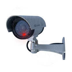 SECURITY CCD Kamera 1-10 Stück LED Dummy Viedeo Camera CCTV Überwachung LED Grau