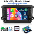 Android 13 Carplay Autoradio GPS NAVI RDS für VW GOLF 5 6 Touran EOS Tiguan Polo