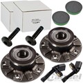 2x RADLAGER RADNABE + ABS-SENSOR HINTEN LI+RE für AUDI A3 8P VW GOLF 5+6 LEON 1P