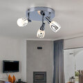 Deckenlampe Deckenleuchte Esszimmerlampe 3 Flammig Rondell verstellbar D 20 cm