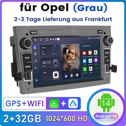 Android 14 Für Opel Astra H Corsa C/D Vectra C Zafira 2+32GB Autoradio GPS NAVI