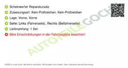 Scheinwerfer Reparatursatz Set Links Rechts