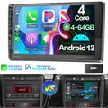 Für Audi A4 2000-2008 S4 8E 8H B6 B7 DAB+ Android 13 Carplay Autoradio 4+64G GPS