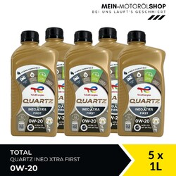 Total Quartz Ineo Xtra First 0W-20 5x1 Liter