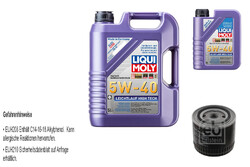 FEBI Ölfilter 6L LIQUI MOLY 5W-40 Leichtlauf High Tech für Volvo V40 Kombi 645