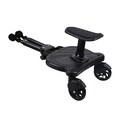 Buggy Board Trittbrett mit Sitz Kiddyboard Hilfspedal Kiddy Rollbrett Universal