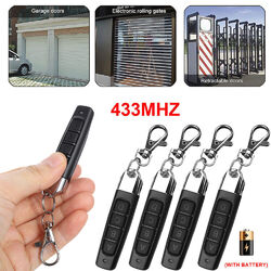 433MHz Universal Garagentor Fernbedienung Garagentor Fernbedienung Handsender,2X