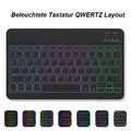 Für Amazon Fire Max 11 HD 10| 10 Plus 2023 Kabellose Beleuchtet Tastatur Maus