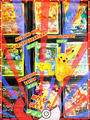 Pokemon Karten Sammlung Deluxe Mystery Booster Pack Glurak 1. Edition alt & neu