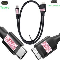 USB C zu Micro-B Daten kabel für Externe Festplatte Sony HD-SP1 Shock-Proof 1 TB
