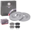ABS BREMSSCHEIBEN 330mm + BELÄGE HINTEN passend für AUDI A6 A7 4G C7
