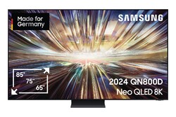 SAMSUNG GQ85QN800D Mini LED / Neo QLED AI TV (Flat, 85 Zoll 214 cm, UHD 8K, SMAR