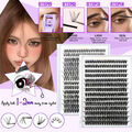 Cluster-Wimpern Einzelne Wimpern Gebogene Wimpernverlängerung Cd Falsch 280 ≌