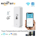 Tuya WiFi Smart Temperatur- und Feuchtigkeitssensor batteriebetrieben ZigBee Smart