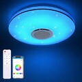36W LED Deckenleuchte Dimmbar mit Bluetooth Lautsprecher, Fernbedienung 30cm