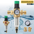 Rückspülfilter Druckregler Druckminderer Wasserfilter Vorfilter mit Manometer