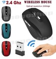 PC Maus Kabellos USB Wireless Mouse Computer Notebook Laptop Funk 2000 DPI 