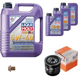 MAHLE Ölfilter 8 L LIQUI MOLY 5W-40 High Tech für Ford Scorpio II 2.9i