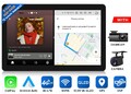 CAM+DVR+ 10,95" 1 DIN Autoradio Android 13 6+64G GPS Navi Bluetooth WIFI CarPlay