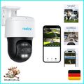 Reolink 4K 8MP PTZ PoE Überwachungskamera Außen mit Dual-Objektiv, 6X Hybridz...