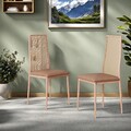 2er Rattan Esszimmerstühle Küchenstuhl Wohnzimmerstuhl Esstischstühle Stuhl✅