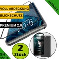2X Full High  Displayschutz für iPhone 17 16 15 14 13 12 11 Pro Max Blickschutz