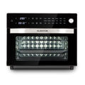 Heißluftfritteuse Airfryer Backofen Grill 1800W 30L 18 Programme Timer schwarz