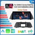 Andorid 13 10,25'' für BMW 5er F10 F11 CIC CarPlay Autoradio GPS Sat Navi 6+64GB