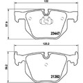 Brembo P 06 029 Bremsbelagsatz für BMW 7 E65 E66 E67 Bremse Bremsbeläge