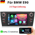 7"Android 12 Autoradio Carplay GPS Navi BT WIFI DAB+ Für BMW 3er E90 E91 E92 E93