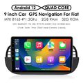 2+32G 9"Android 13 Auto Stereo Radio GPS Navi WIFI FM RDS für FIAT 500 2007-2015