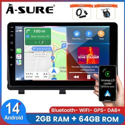 DAB 2G+64G Android 14 Autoradio Apple Carplay GPS WIFI Für Opel Antara 2007-2017