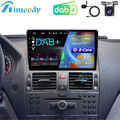 DAB+ Für Mercedes Benz C Klasse W204 S204 Autoradio Android 13 WIFI BT GPS 4+64G