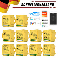 2-10X Tuya WIFI Smart Schalter Modul Vorhang Rolladenschalter Jalousieschalter