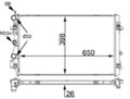MAHLE Kühler, Motorkühlung CR 1559 000S für AUDI SEAT SKODA VW