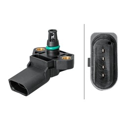 ORIGINAL® Hella Sensor, Ladedruck Links, Rechts für VW GOLF IV GOLF V POLO V