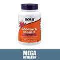 Now Foods Cholin & Inosit 500mg 100 Kapseln | Energieschub Gewichtsverlust