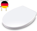 Himimi WC Sitz Mit Absenkautomatik, O-Form Toilettendeckel, Absenkautomatik Und 
