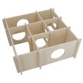 Kleintier Hamster Mäuse Rennmaus Langeweile Brecher Holz Spaß Labyrinth Spielzeug Geschenk