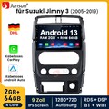 Für Suzuki Jimny SN 2005-2019 9"Android14 Autoradio GPS Navi CarPlay 2+64GB DAB+