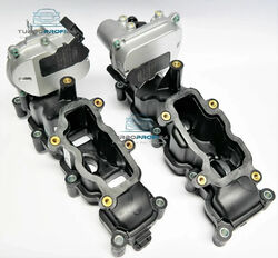 2x SAUGROHRKLAPPE 2.7 3.0 TDI V6 + STELLMOTOREN Audi Porsche VW VAGVERSTÄRKTE  Original MANN+HUMMEL Wie neu !