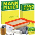 MANN FILTER INSPEKTIONSPAKET passend für 1.3D MULTIJET FIAT 500L 500X 95 PS