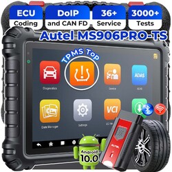2025 Autel MS906 Pro TS PKW OBD2 Diagnosegerät Alle System ECU Coding TPMS RDKS 