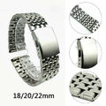 18 / 20 / 22 mm Edelstahlarmband für Uhren Metallarmband Armbanduhrenarmband