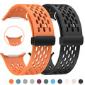 Magnet Silikon Armband Für Samsung Galaxy Watch Ultra 47mm Sport Uhrenarmband DE