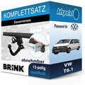 BRINK Anhängekupplung abnehmbar und TOWTEC E-Satz 13polig für VW T6.1 19- neu