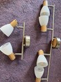 Deckenstrahler Deckenlampe Deckenleuchte LED Glas Schlafzimmerlampe beweglich 
